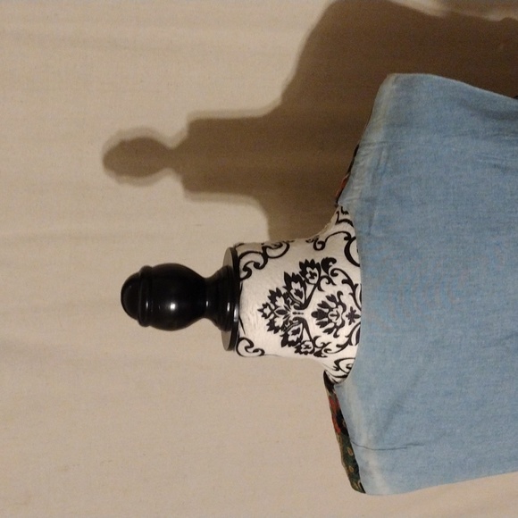 VTG Cambridge Dry Goods Denim Floral Vest Sz 14 Boho Country Western NWT Cinch - Picture 4 of 8